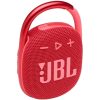 Bluetooth hordozható hangszóró, 5W, v5.1, felakasztható, vízálló, JBL Clip 4, piros