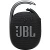 Bluetooth hordozható hangszóró, 5W, v5.1, felakasztható, vízálló, JBL Clip 4, fekete