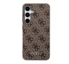 Guess 4G Metal Gold Logo Samsung Galaxy A35 hátlap tok, barna