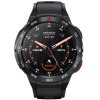 Bluetooth okosóra, szilikon szíj, fémház, v5.3, AMOLED kijelző, aktivitás és egészség mérő, vízálló, Mibro Watch GS Pro, fekete, gyári