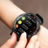 Bluetooth okosóra, szilikon szíj, fémház, v5.3, AMOLED kijelző, aktivitás és egészség mérő, vízálló, Mibro Watch GS Pro, fekete, gyári