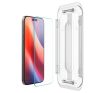 Apple iPhone 16 Pro Max, Kijelzővédő fólia, ütésálló fólia (az íves részre is!), Tempered Glass (edzett üveg), Spigen Ez Fit, Clear, 2 db / csomag