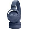 Bluetooth sztereó fejhallgató, v5.3, Multipoint, mikrofon, funkció gomb, hangerő szabályzó, összecsukható, teleszkópos fejpánt, JBL Tune 520BT, kék