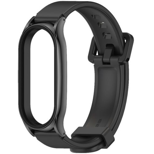 Xiaomi Mi Smart Band 7, szilikon pótszíj, állítható, TP IconBand Pro, fekete