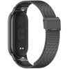 Xiaomi Mi Smart Band 8, fém pótszíj, milánói stílus, TP MilaneseBand, fekete