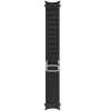 Samsung Galaxy Watch 4 / 5 / 5 Pro / 6 (40 / 44 / 45mm) / Watch 4 Classic / 6 Classic (42 / 43 / 46mm), textíl pótszíj, nylon, állítható, hullámos kialakítású akasztórész, TP Nylon Pro, fekete