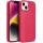 Samsung Galaxy A15 4G / A15 5G SM-A155F / A156B, Szilikon tok, közepesen ütésálló, fémhatású kamera keret, Frame Case, magenta