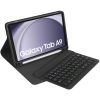 Samsung Galaxy Tab A9 (8.7) SM-X110 / X115, Bluetooth billentyűzetes mappa tok, érintőceruza tartó, érintőceruza nélkül, TP SC Pen Holder + Keyboard, fekete